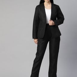 Cottinfab Women Cotton Blazers with Trousers-picture-43