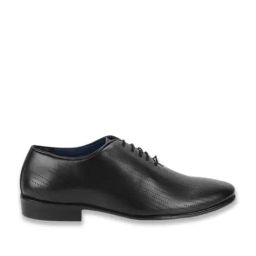 Mochi Men's Black Oxford Shoes-image-88