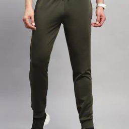Rock.it Olive Regular Fit Joggers-image-38