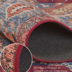 Obsessions Rust & Navy Classical Carpet - Medium image 4