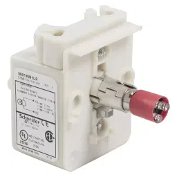 SCHNEIDER ELECTRIC Industrial Pushbutton Switches PB SW, ILLUM, SPDT, RED, 10A, 600VAC, 9001K1L1RH13-38