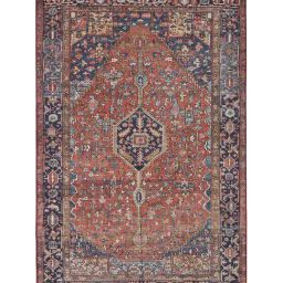 Obsessions Rust & Navy Classical Carpet - Medium image 2
