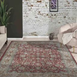 Obsessions Beige & Rust Classical Carpet - Large-25