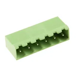 RS PRO 6 Way Pluggable Terminal Block 5.0 mm Pitch Solder Termination, 8971193-0