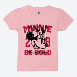 YK Disney Girls Graphic Printed Round Neck Pure Cotton T-shirt-picture-6