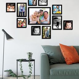 Art Street Black Set of 11 Wall Photo Frames-11
