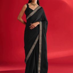 HMP Fashion Embroidered Saree-image-80