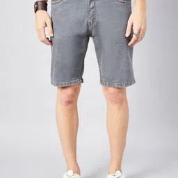 STUDIO NEXX Men Washed Denim Denim Shorts Technology-image-71