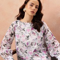 all about you Floral Print Top-image-38