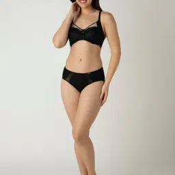 Amante Black Polyamide Regular Fit Bra-picture-45