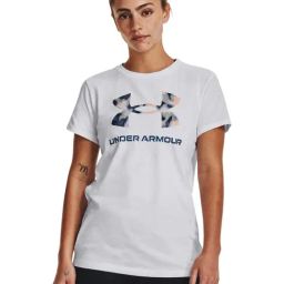 UNDER ARMOUR White Cotton Printed Sports T-Shirt-picture-33