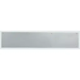 RS PRO Stainless Steel Screw Mounted Kick Plate, 750 x 150mm, 5072599-15