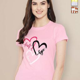 Metronaut Women Pack of 3 Typography Printed Round Neck Cotton T-shirts-picture-45