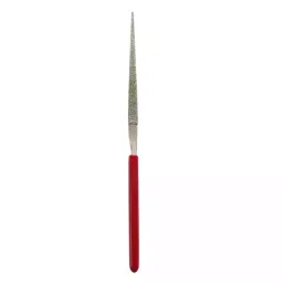 EXCEL IMPEX Small Needle Diamond File Total Length 200 mm Coating Length 90 mm Grit Size 80 US Mesh, ED55-10