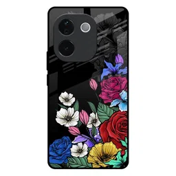 QRIOH Floral Printed IQOO Z9s Pro 5G Back Case Mobile Accessories-picture-39