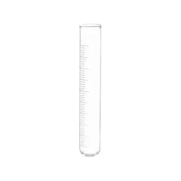 ABGIL Test Tube without Rim Graduated 250 ml Transparent Borosilicate Glass, TT-T-561-08-12