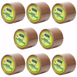 YAJNAS 76.2 mm (3 Inch) 65 m Brown BOPP Tape (Pack 8)-picture-30
