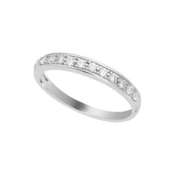 Clara White Sterling Silver Swarovski The Anja Ring-image-24