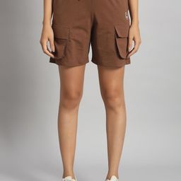 GRIFFEL Women High-Rise Sports Shorts-image-34