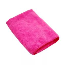 Unispun 40x40 cm 330 GSM Pink Microfiber Cloth Pack of 24 Pcs-image-100