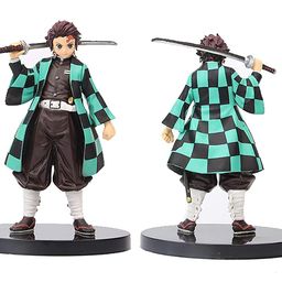 RVM Toys Demon Slayer Action Figure Set of 6 Size 16CM Toy for Car Dashboard, Decoration, Cake Topper, Office Desk & Study Table Multicolor image 2