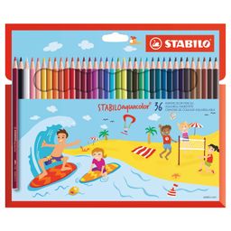 STABILO Aquacolor Colouring Pencils - 36 Assorted Colors-27