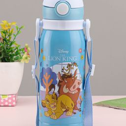 Cello Ever Pop Kids The Lion King Stainless Steel Insulated Flask Blue - 440 ml-image-13
