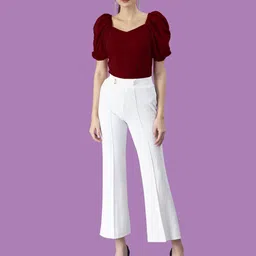 Dream Beauty Fashion Sweetheart Neck Puff Sleeve Top-image-38