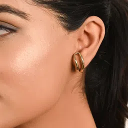 Raf the label Gold-Plated Contemporary Ear Cuff Earrings-30