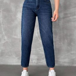 DressBerry Women Comfort Mom Fit Mid-Rise Stretchable Jeans-image-97
