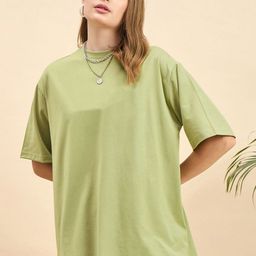 PockMAN Women Bio Finish Oversized T-shirt-image-95