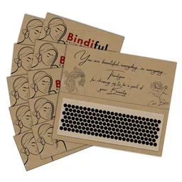 Comet Busters Set Of 10 Traditional Bindis - Black-24