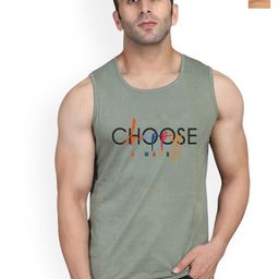 SLOWLORIS Pack Of 2 Printed Gym Vests VSL26 CMB(CHS LGTGREEN)(OVRTNK BLACKRUST)-picture-10