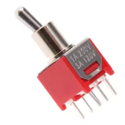 RS PRO Toggle Switch PCB Mount On-(On) DPDT Through Hole Terminal, 7347182P image 2