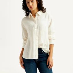 Levi's Women's Solid Slim Fit Shirt-picture-12