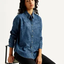 Levi's Women's Washed Relaxed Fit Shirt-picture-13