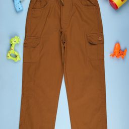 V-Mart Boys Mid-Rise Cotton Regular Fit Cargos Trousers-56