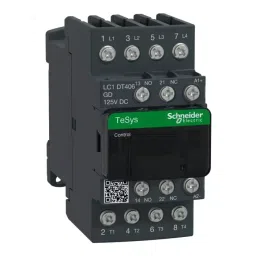 Schneider Electric LC1D Tesys D 4 Pole 1NO+1NC 40 A Changeover Contactor, LC1DT406GD-3