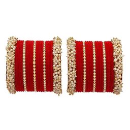 Shinemore Set Of 58 Stone Studded Bangles-picture-9