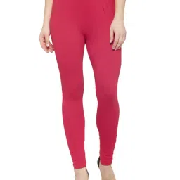 N-Gal Carrot Red Mid Rise Leggings-image-93