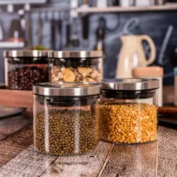 ROXX Transparent Glass Storage Jars (500 ml) - Set of 4-image-53