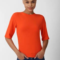Forever 21 Orange Regular Fit Top-picture-36