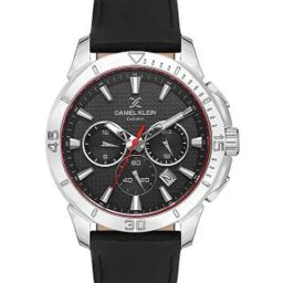 Daniel Klein Black Dial Analog Watch with Leather Strap - DK1.13893-1-image-84