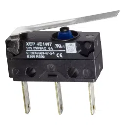 TELEMECANIQUE SENSORS Limit Switches LIMIT SWITCH, PLUNGER, SPDT, 7.5A, 250V, XEP4E1W7A326-53