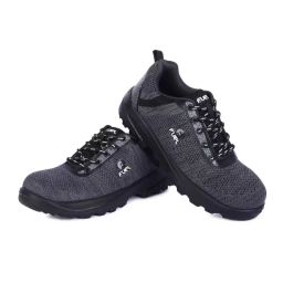 Fuel Steel Toe Safety Shoes Low Ankle Single Density PU Sole Black, Boulder Size UK 10-image-58