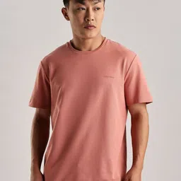 Calvin Klein Jeans Round Neck Short Sleeves Casual T-shirt-image-17
