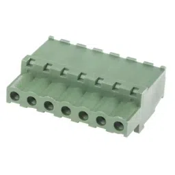 RS PRO 7 Way Pluggable Terminal Block 5.08 mm Pitch Screw Termination, 7900752-29