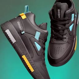 Asian Men's Black Casual Sneakers-image-52