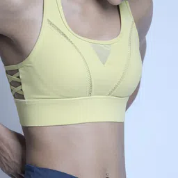 Myriad Full Coverage Lightly Padded Workout Bra With Moisture Wicking image 5