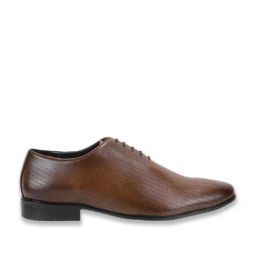 Mochi Men's Tan Oxford Shoes-image-89